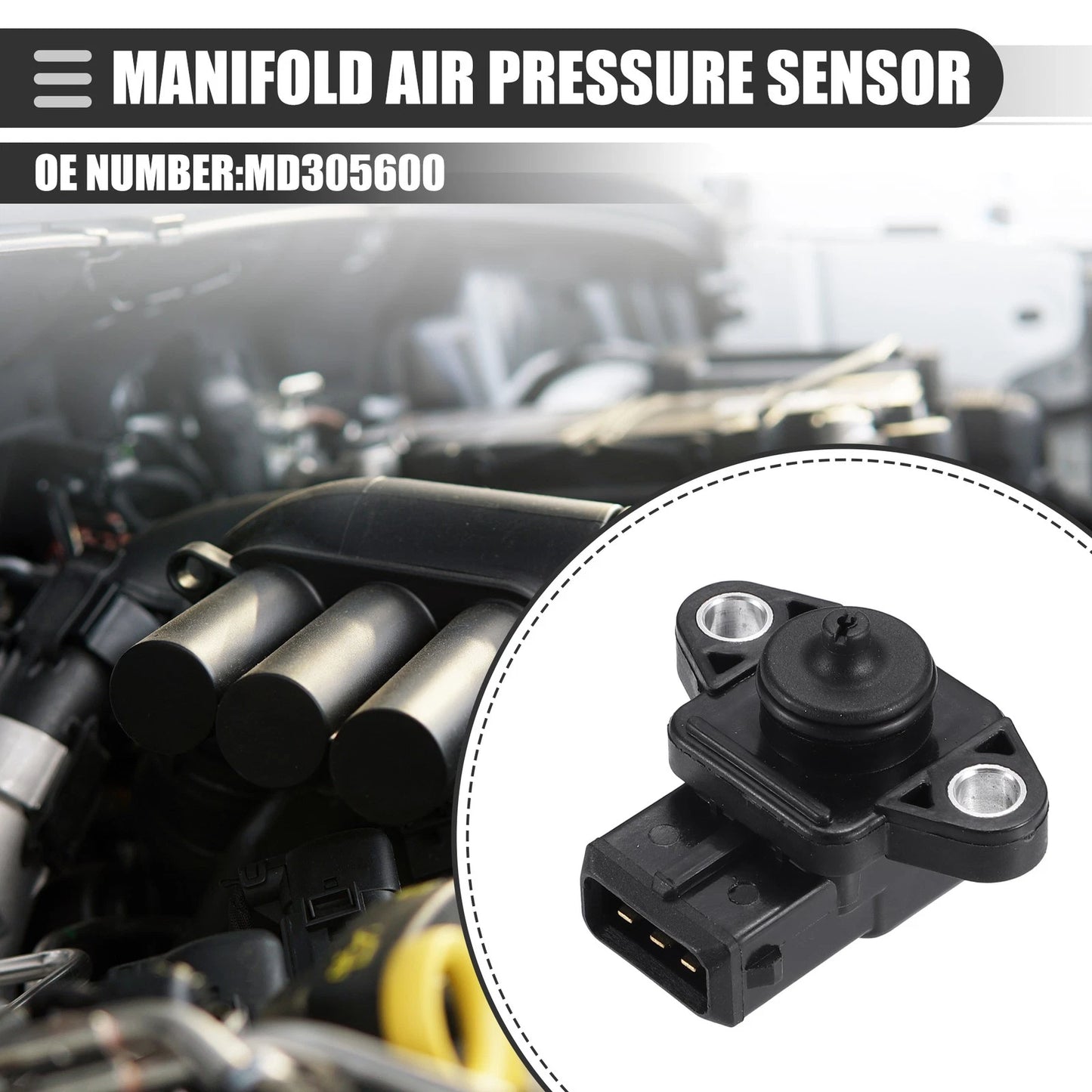 Manifold Air Pressure Sensor for Mitsubishi Diamante (1992-2002)