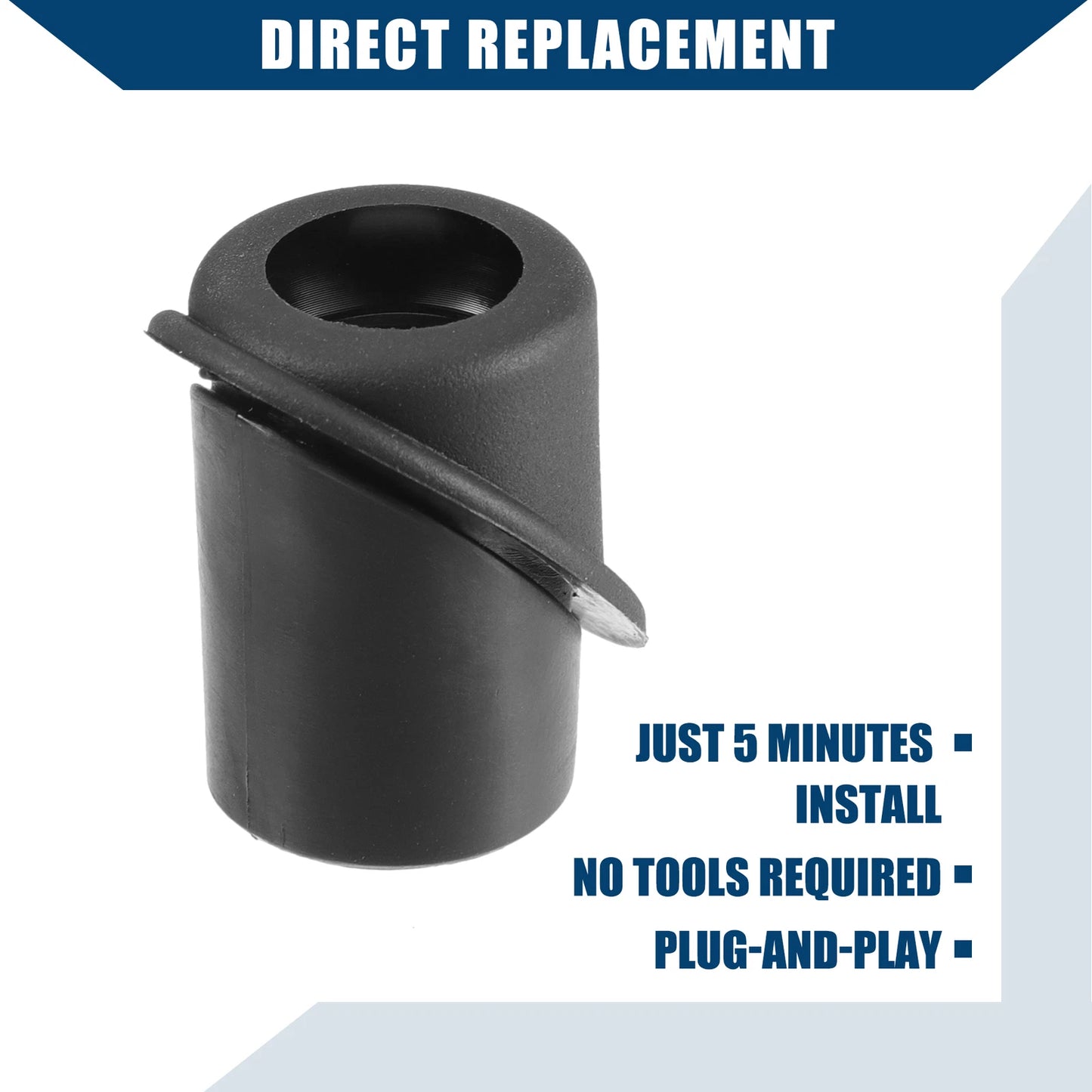 Inner Antenna Bezel Grommet for Hyundai Elantra (2000-2006) Black