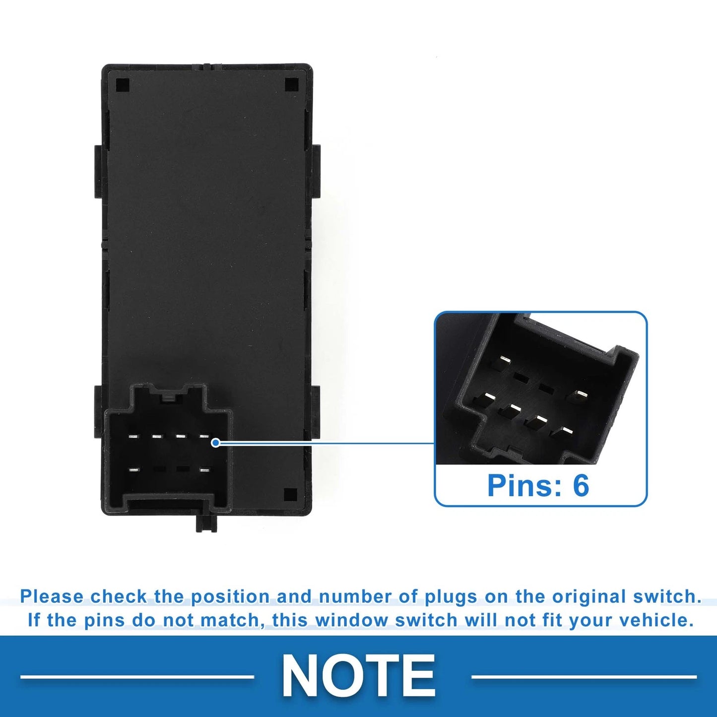 Front Power Window Switch for Chevrolet Silverado 1500 2500 3500