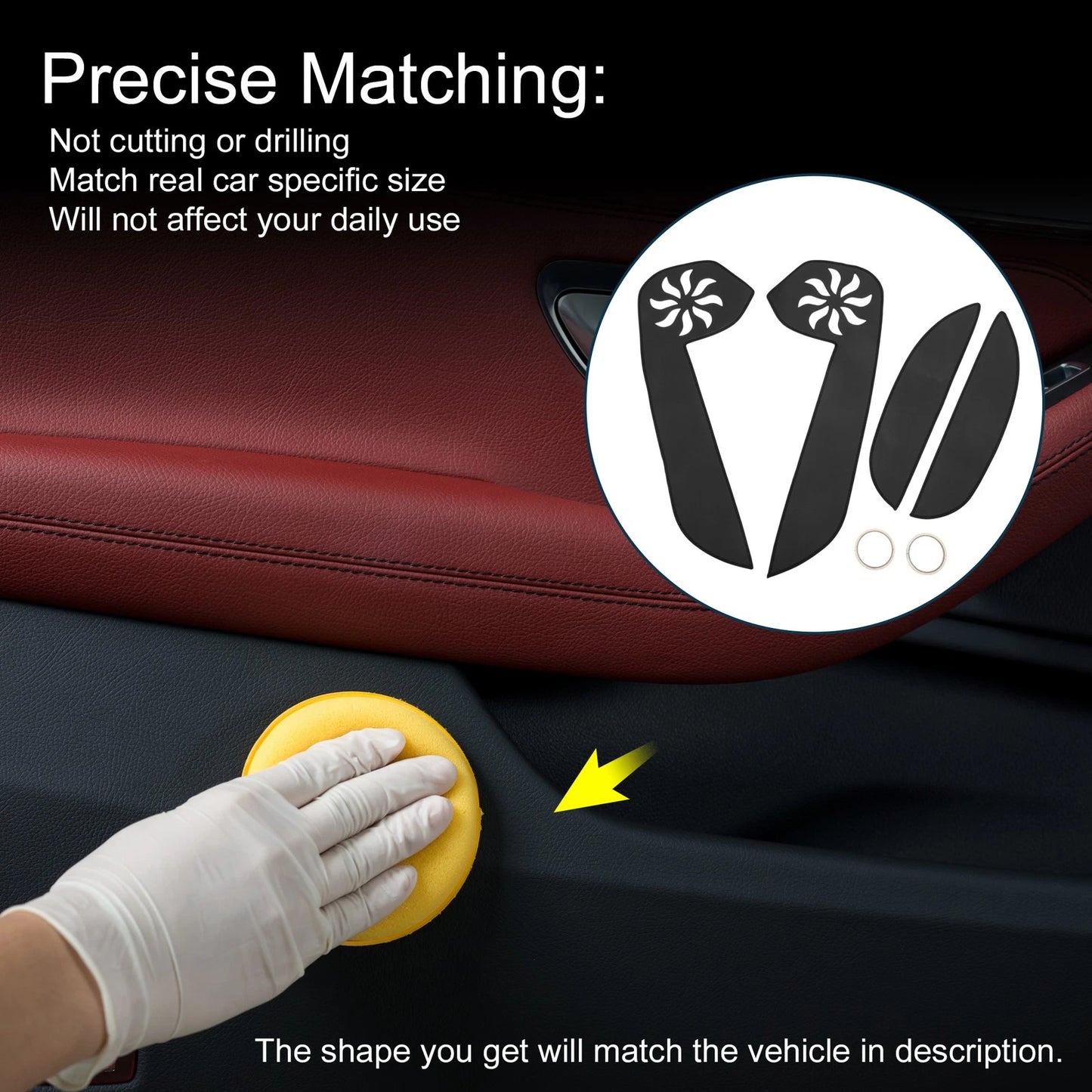 Kick Pad Sticker Protector for Toyota Camry (2012–2012)