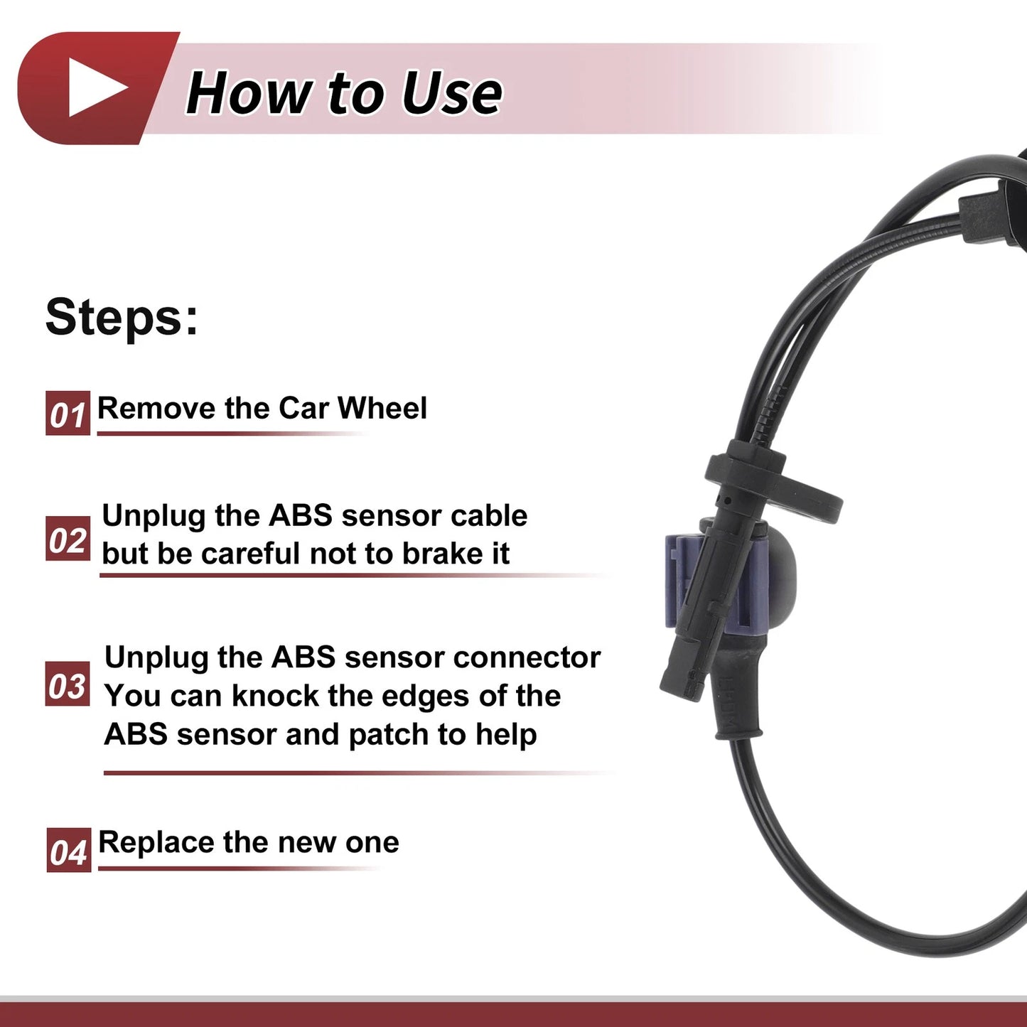 ABS Wheel Speed Sensor for Honda CR-V (2012) Rear Right