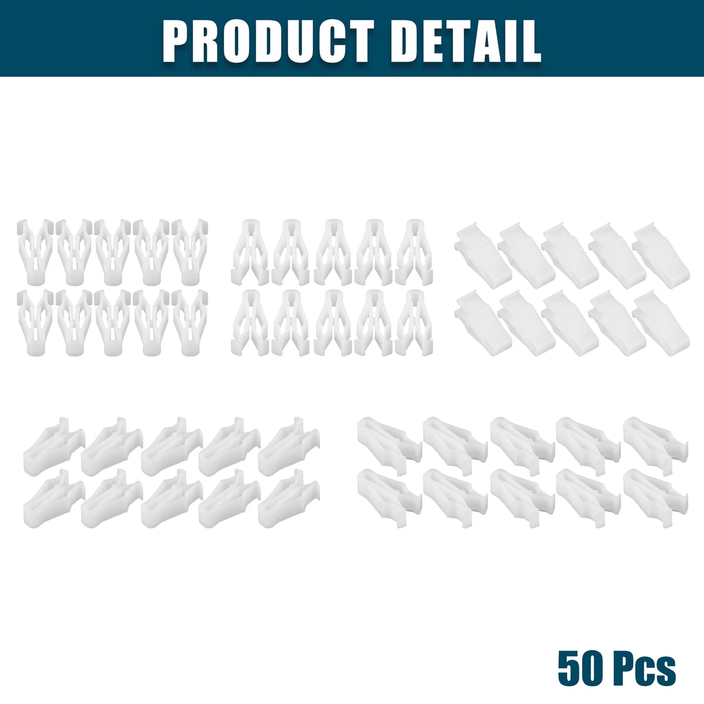 50 x Interior Trim Retainer Clips for Hyundai Kia