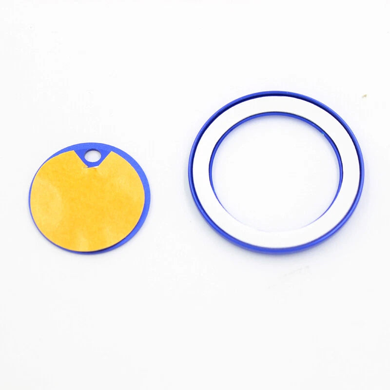 Blue Push Engine Start Buttons Cover Sticker Trim Fit For Ford F-150 2016-2018
