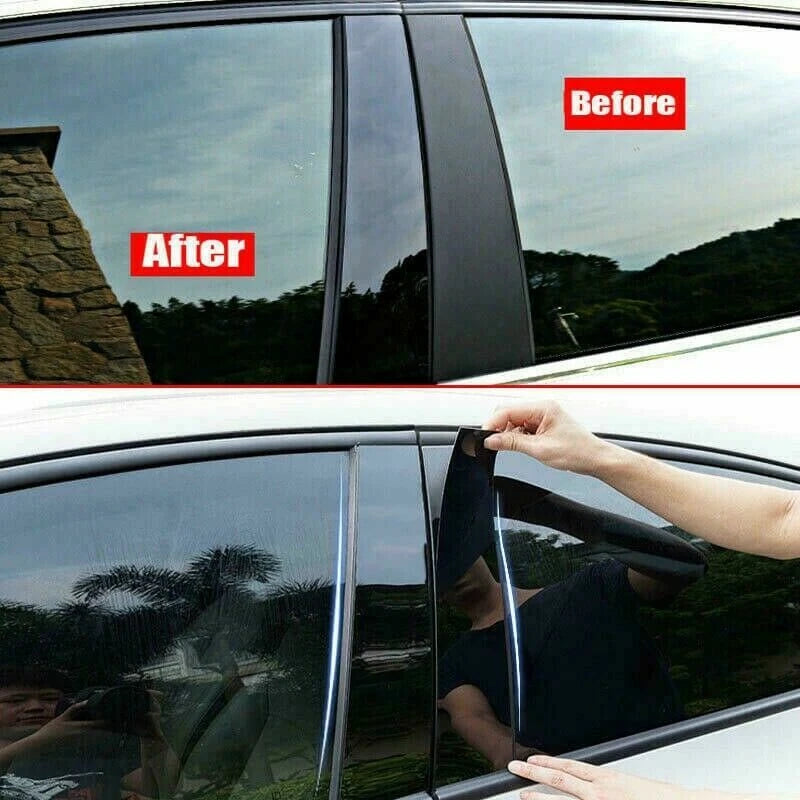 6 x Door Window Trim Cover Pillar Post for GMC Yukon XL Suburban (2015–2020)