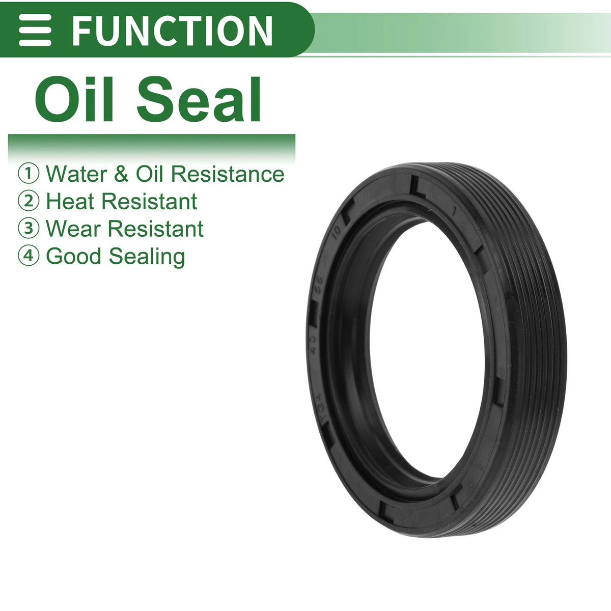 Oil Seal 40x55x10mm Seal Ring NBR Rubber Black
