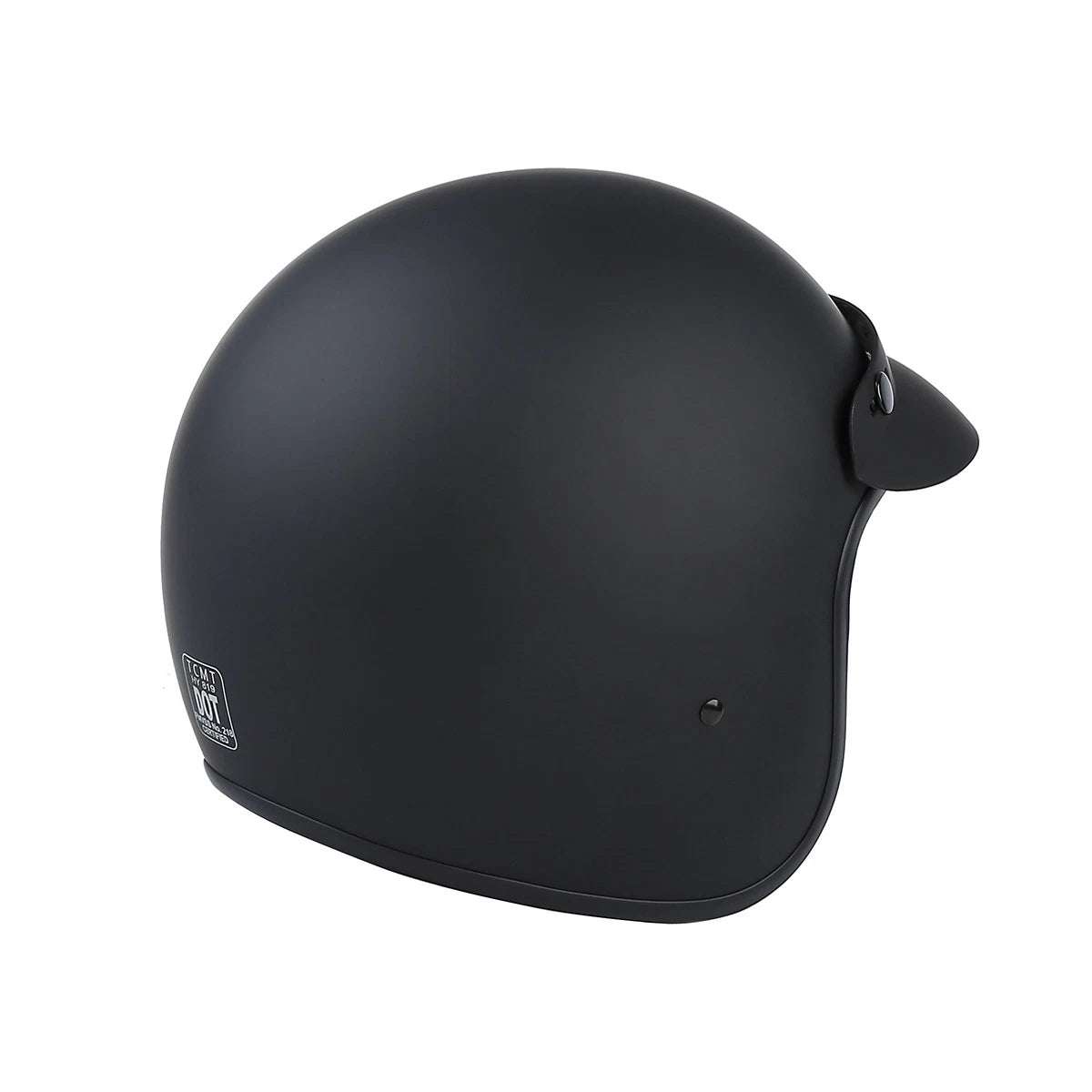 Open Face Scooter Motorcycle Helmet Matte Black S M L XL For All Seasons