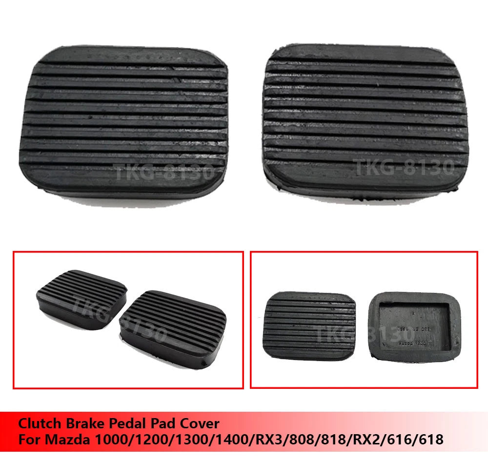 Clutch Brake Pedal Pad Cover for Mazda 1000/1200/1300/1400/RX3/808/818 (1970-1978)