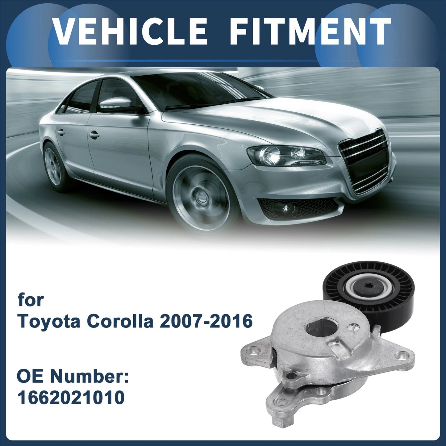 Belt Tensioner / 1 Pc Metal / for Toyota Corolla/Axio (2012–2015)