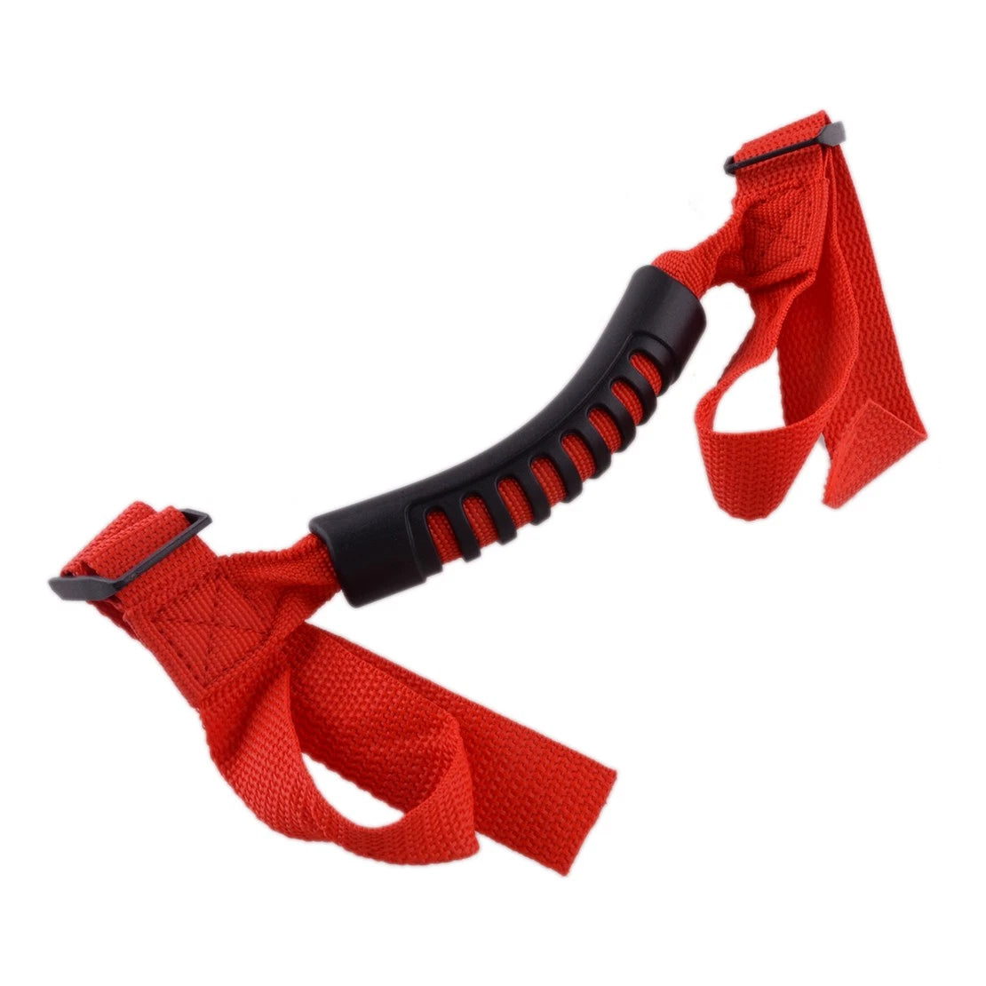 2 x Red Car Roof Roll Bar Holder Handle for Jeep Wrangler (CJ, YJ, TJ, JK, JL)