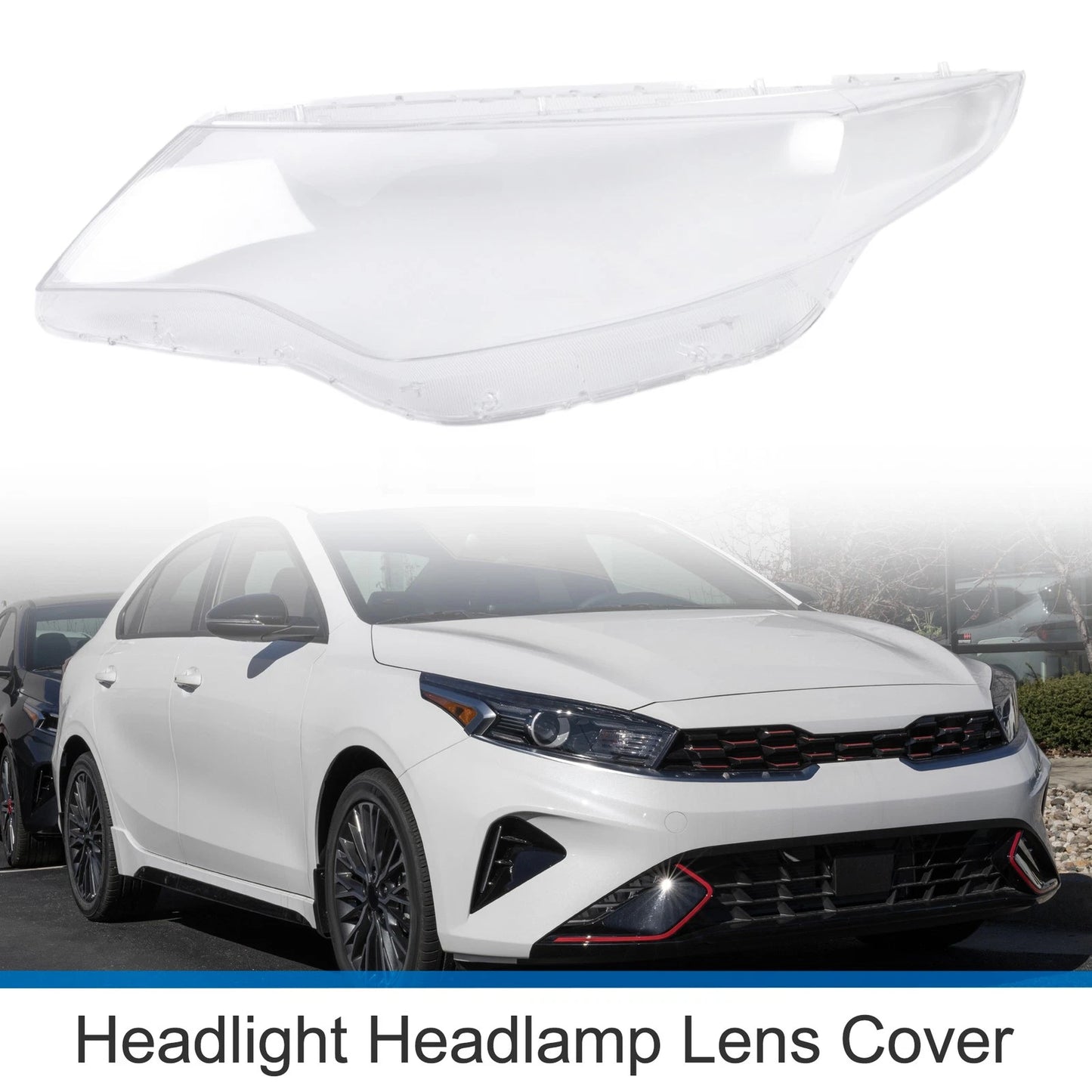 1 x Front Left Headlight Lens Cover for Kia Optima (2016-2018)
