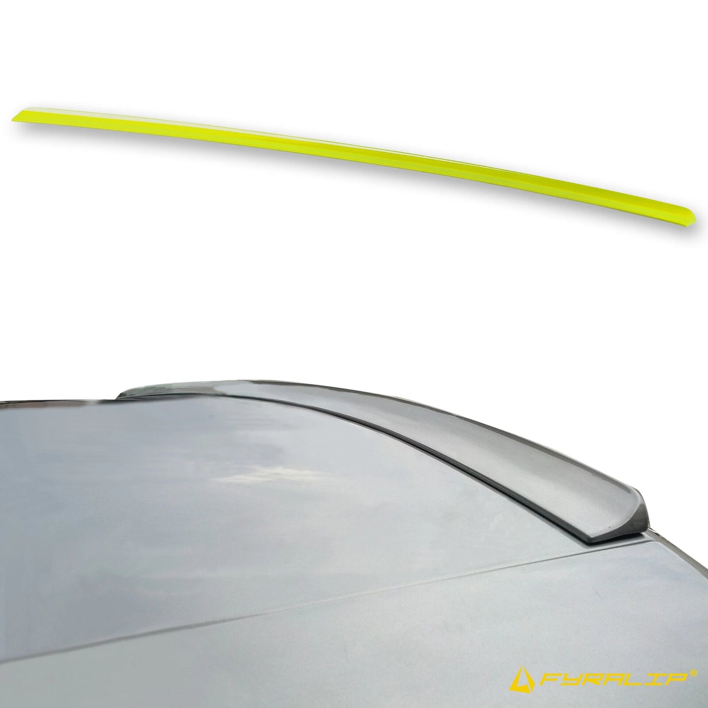 292 Yellow Boot Lip Spoiler for Saab 9-3 2nd Sedan (2003-2012)