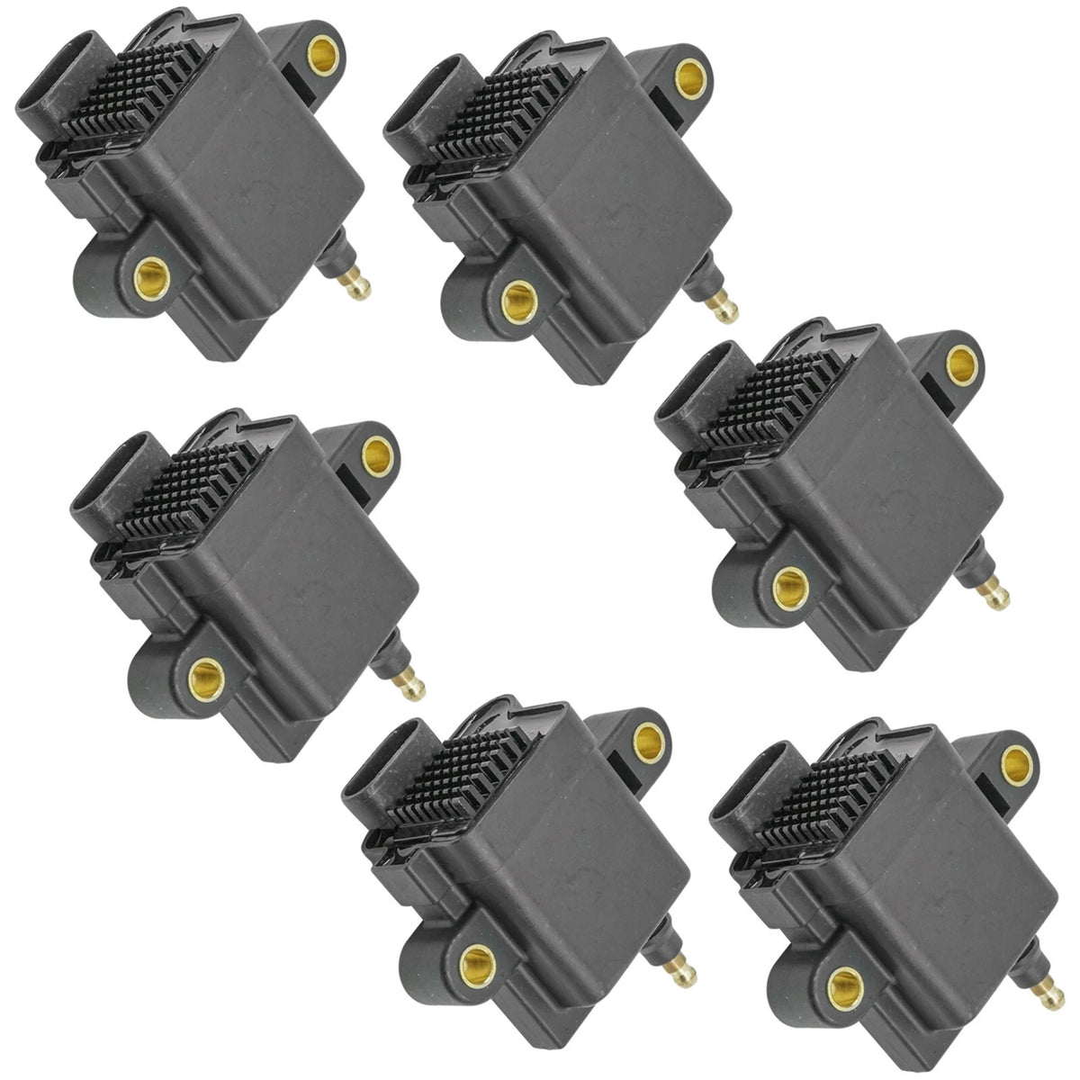 6-Pack Ignition Coils for Mercury Outboard 200/225/250/300 HP DFI Sport