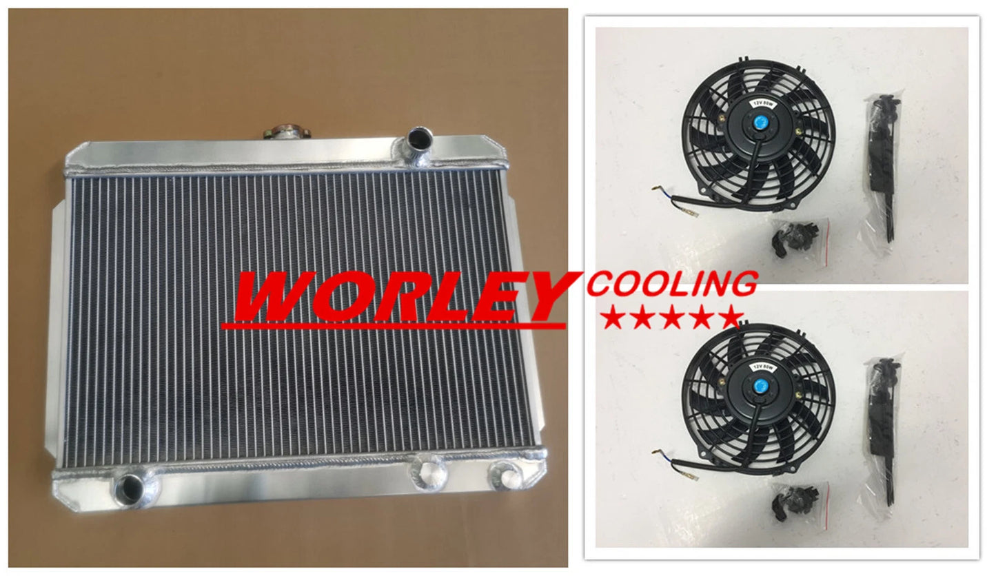 Aluminum Radiator with Fans for Holden Gemini (1975-1986)