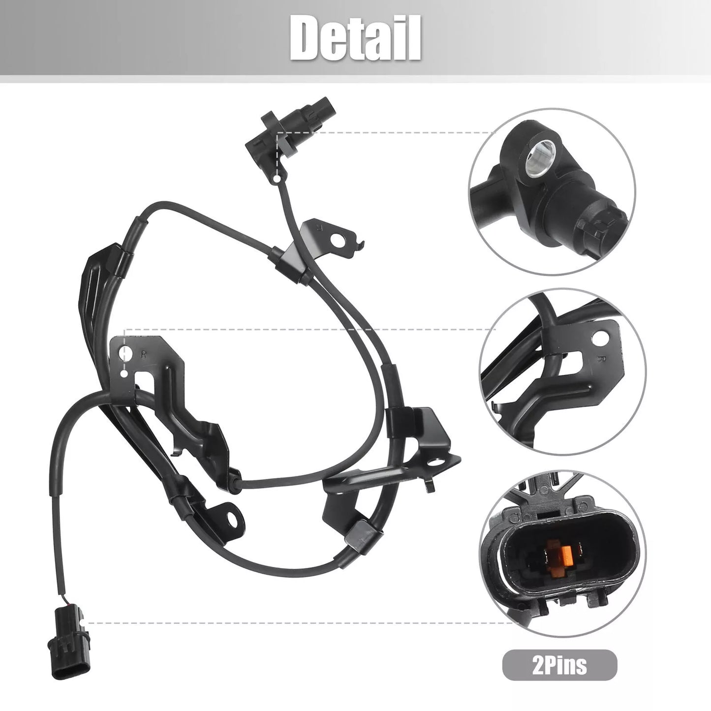 4PCS ABS Wheel Speed Sensor for Mitsubishi L200 2.5L (2012-2015)
