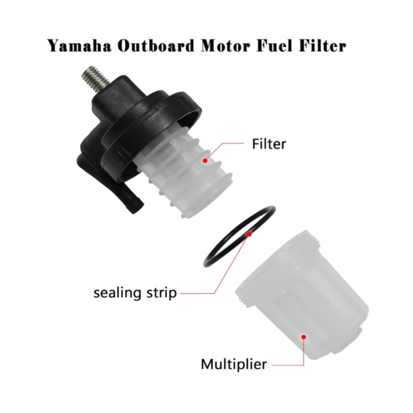 Fuel Filter Assembly for Yamaha Outboard 9.9-90HP (61N Series)