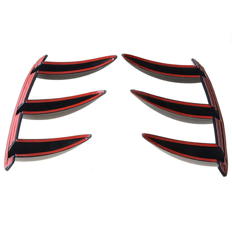 Rear Bumper Air Vent Spoiler Trim Glossy Black for Benz A-Class W176 (2013-2018)