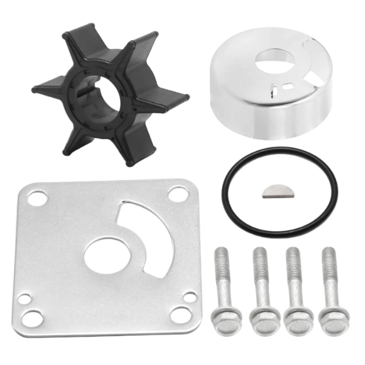 Water Pump Impeller Repair Kit for Yamaha 20-25HP Outboard Boat