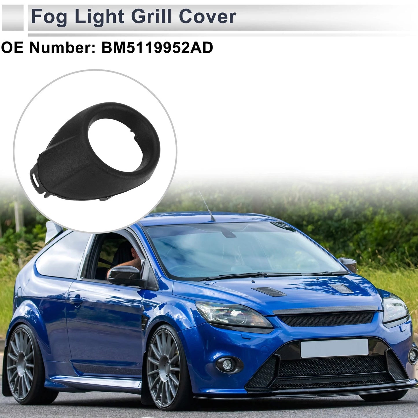 Fog Light Grill for Ford Focus (2012-2014)