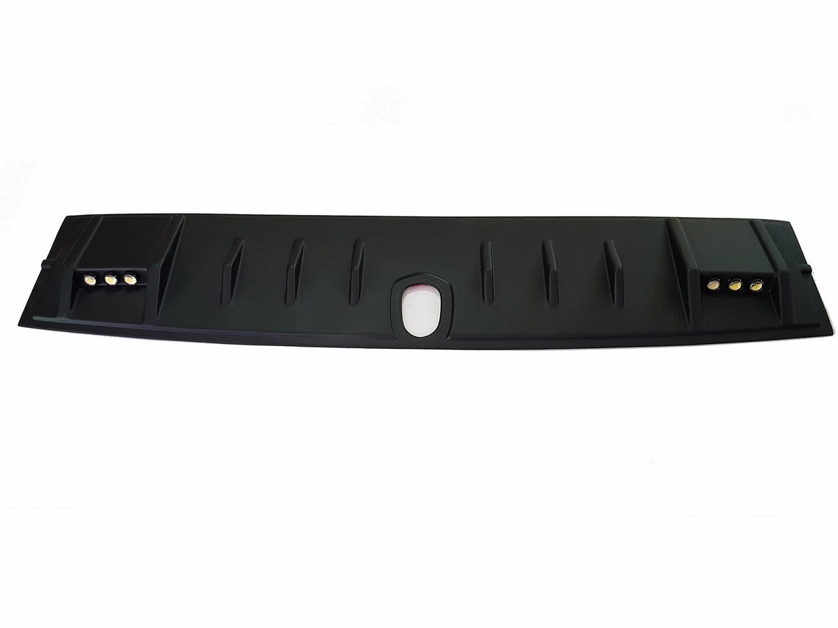 K Front LED Roof Spoiler in Matte Black for Isuzu D-Max Ute Pickup (2017-2020)