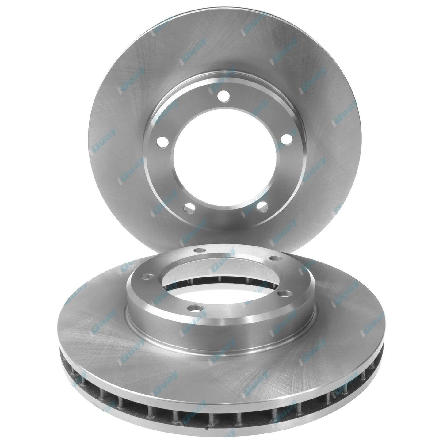 2 Front Disc Rotors for Toyota Landcruiser FZJ105 HZJ105 V6 4.2L 4.5L (1998-2007)