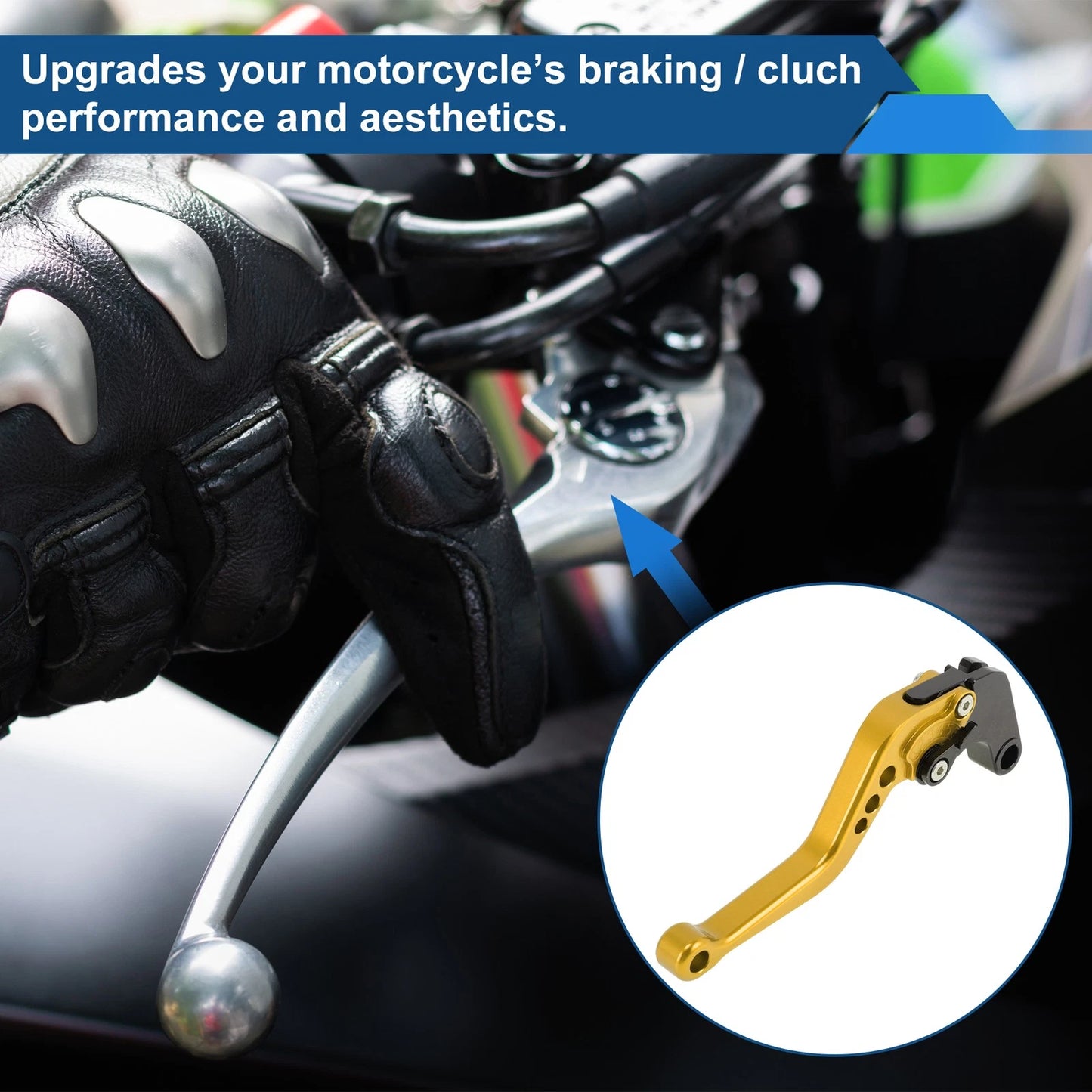 Brake Clutch Levers Gold Tone for Yamaha MT-10/FZ-10 (2017–2021)