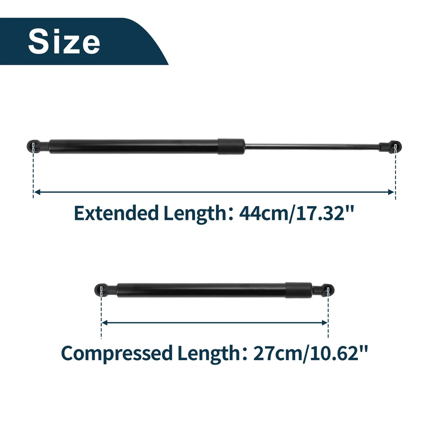 Rear Hatch Lift Supports for Toyota Auris (E15) Hatchback (2007-2012)
