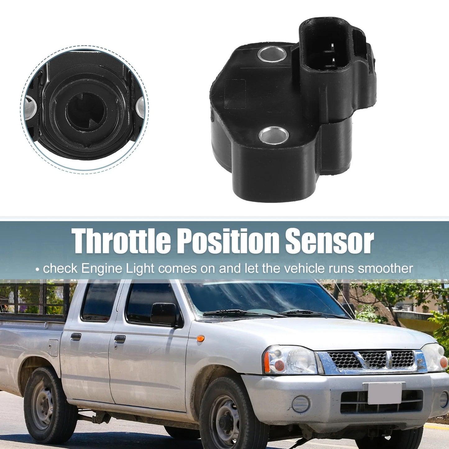 Throttle Position Sensor 2 x for Jeep Cherokee (1997-2001)