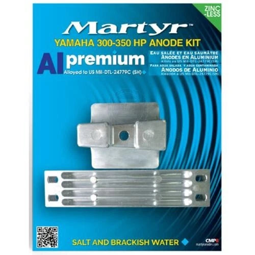 Anode Kit Alloy Outboard for Yamaha 300-350 HP High Performance