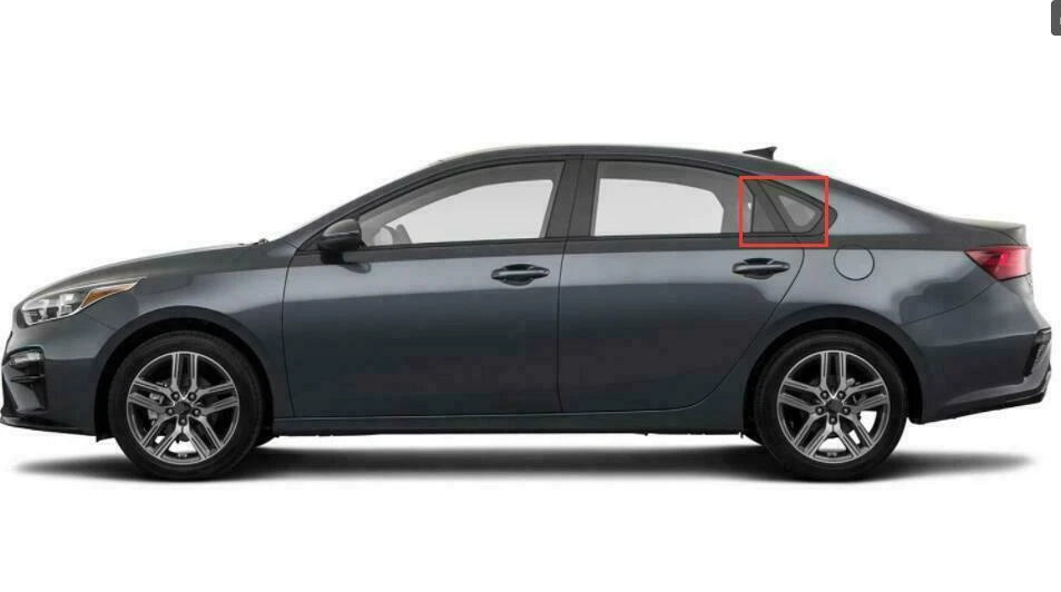 Carbon Fiber Side Vent Window Scoop Louver Cover for Kia Forte K3 (2019–2022)