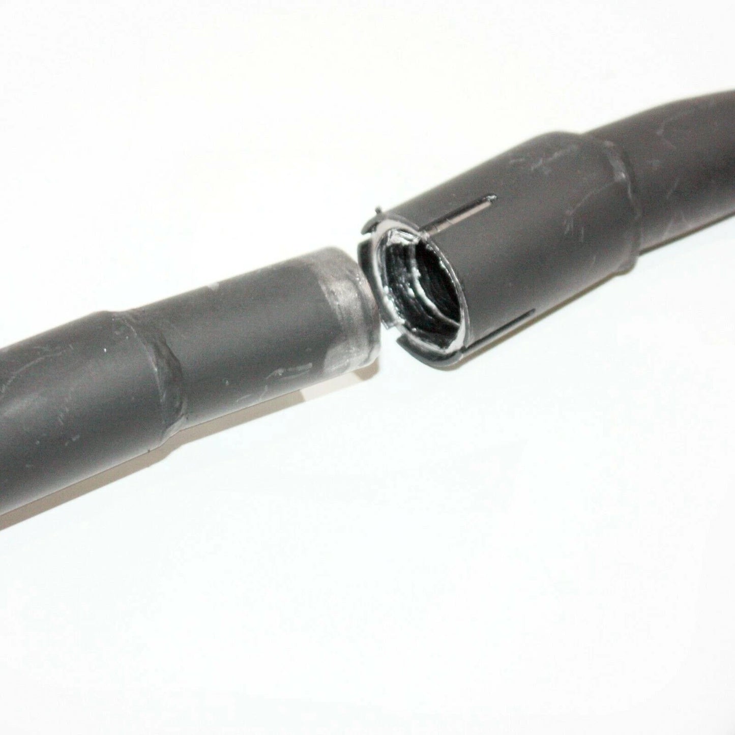Black Alloy Twin Exhaust Pipe Muffler for 250cc Hummer Style ATV