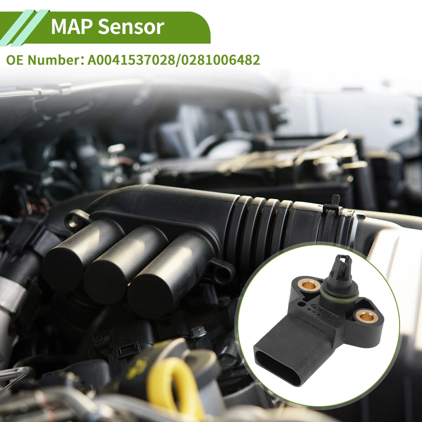 Manifold Pressure Sensor for Mercedes-Benz Actros 1831 AK (1997-2002)