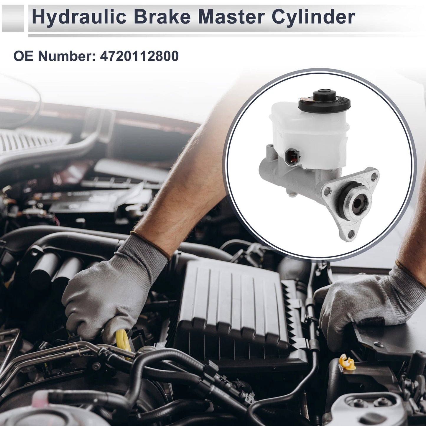 Brake Master Cylinder with Reservoir for Toyota Corolla (1992–2002)