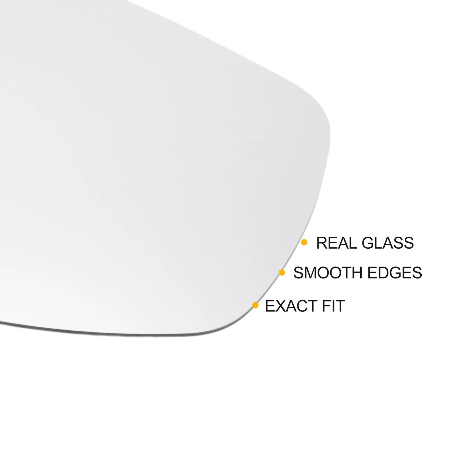 Left Side Mirror Glass Heated for Porsche Cayenne (2007 - 2010)