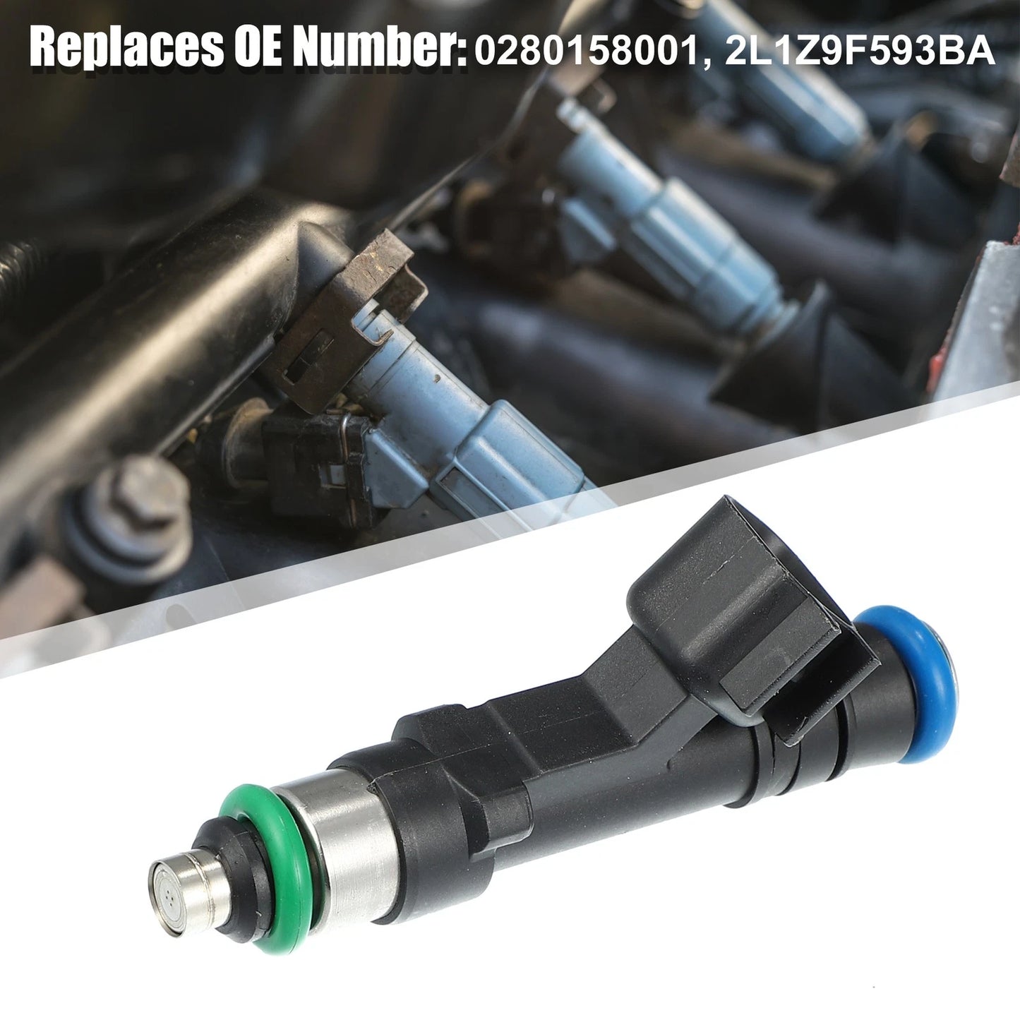 8pcs Fuel Injector Nozzle for Ford E-150 E-350 Super Duty 5.4L (2004-2008)