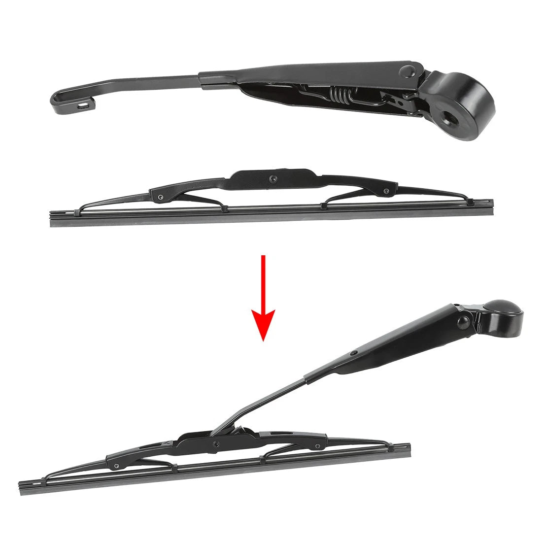 Rear Wiper Blade Arm Kit for Jeep Compass (2007-2014)