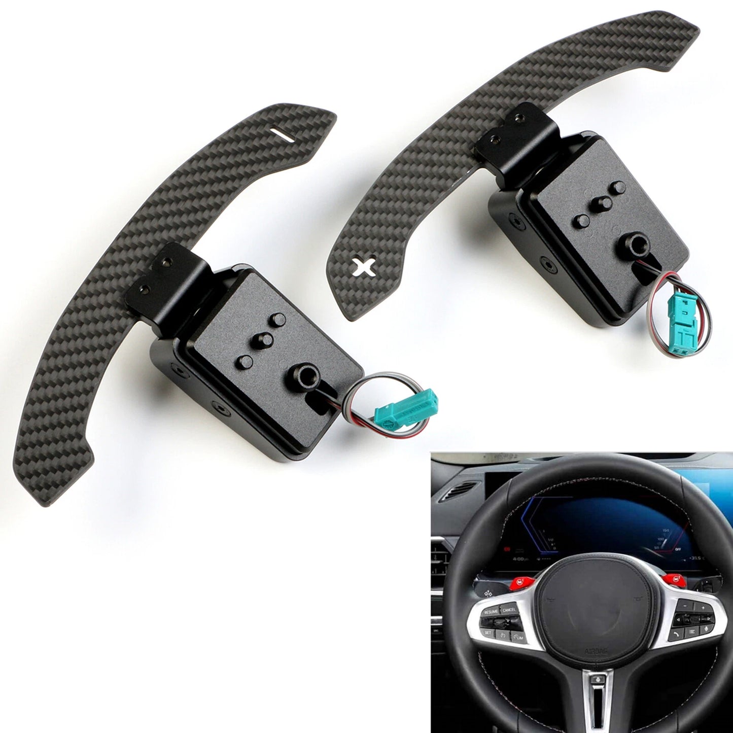 Steering Wheel Shift Paddle Extensions for BMW 5 6 7 Series (2011-2020)
