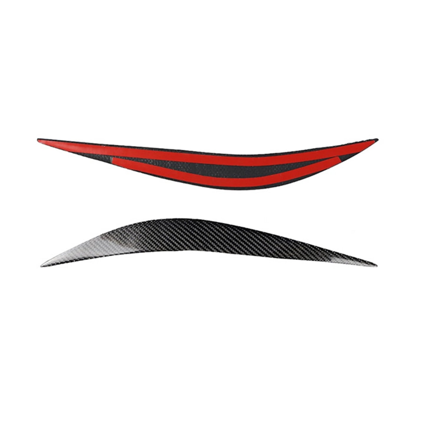 2 x Carbon Fiber Headlight Eyelid Covers for BMW F80 M3 F82 F83 M4 (2012-2019)