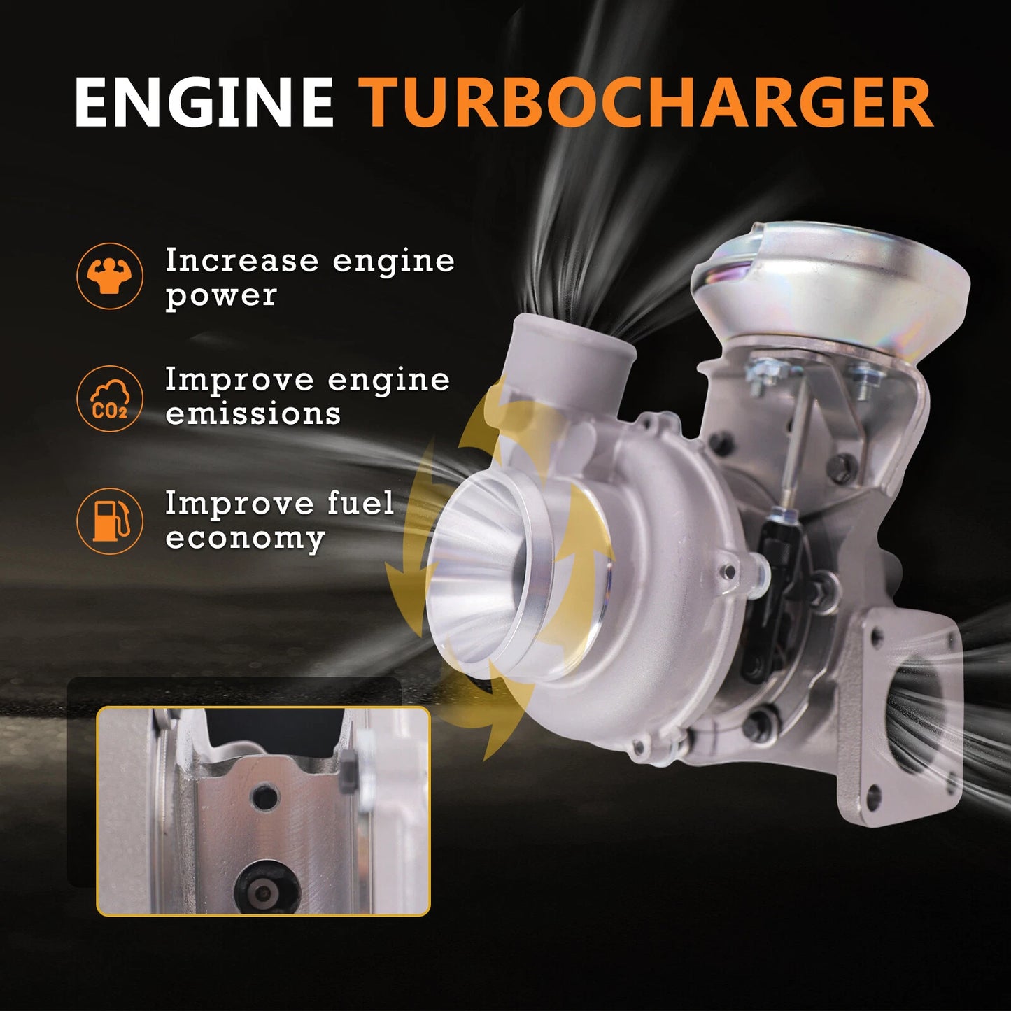 Turbo Charger for Isuzu D-Max Holden Rodeo 4JJ1-TC 3.0TD (2002-2012)