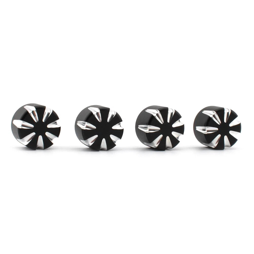 4 Pcs Aluminum Head Bolt Cover Caps for T120 Thruxton Scrambler (2016-2023)