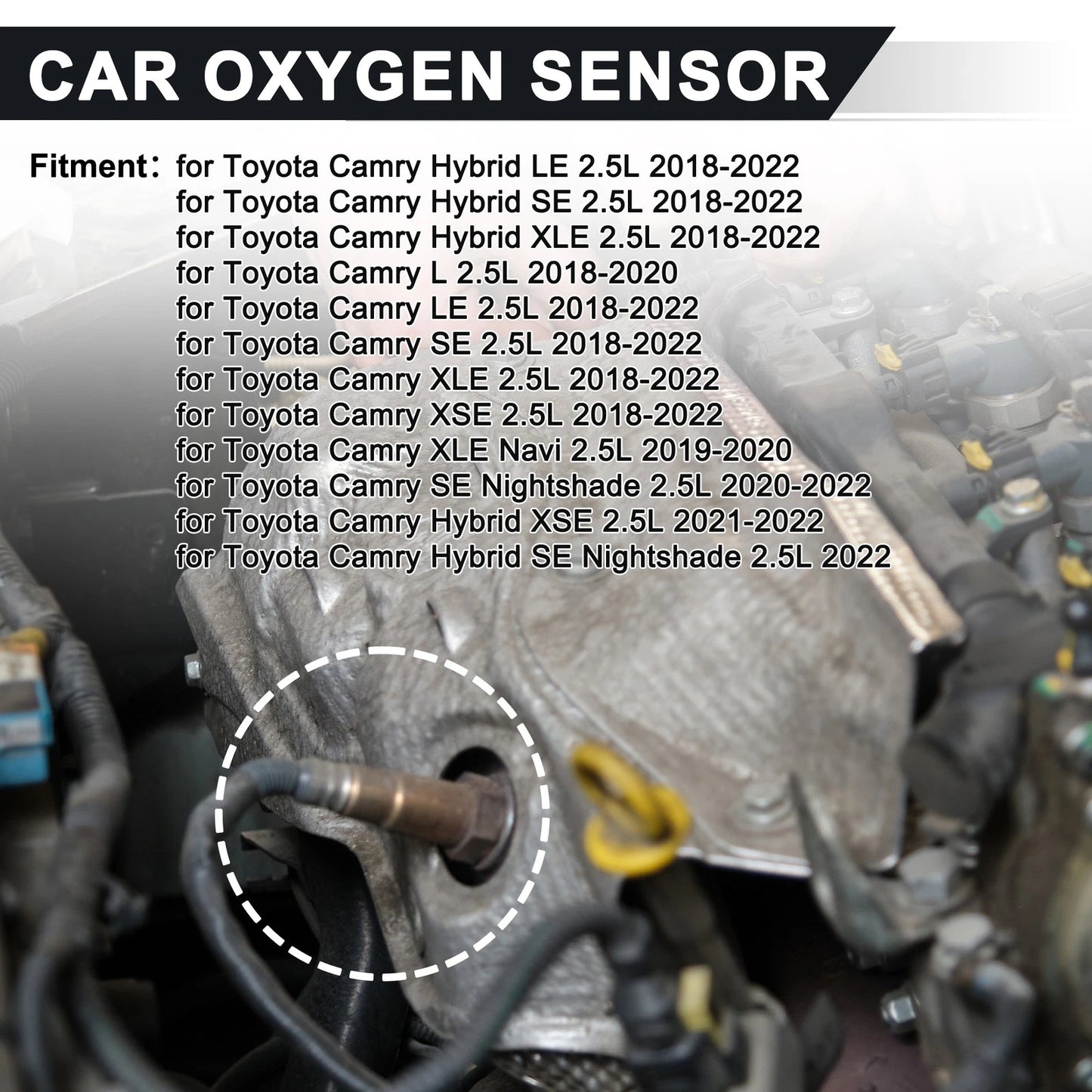 2 x Upstream & Downstream Oxygen Sensors for Toyota Camry Hybrid LE