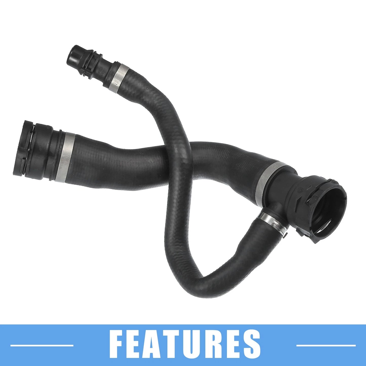 Upper Radiator Coolant Hose for BMW X5 XDrive30i 3.0L L6 (2007-2013)