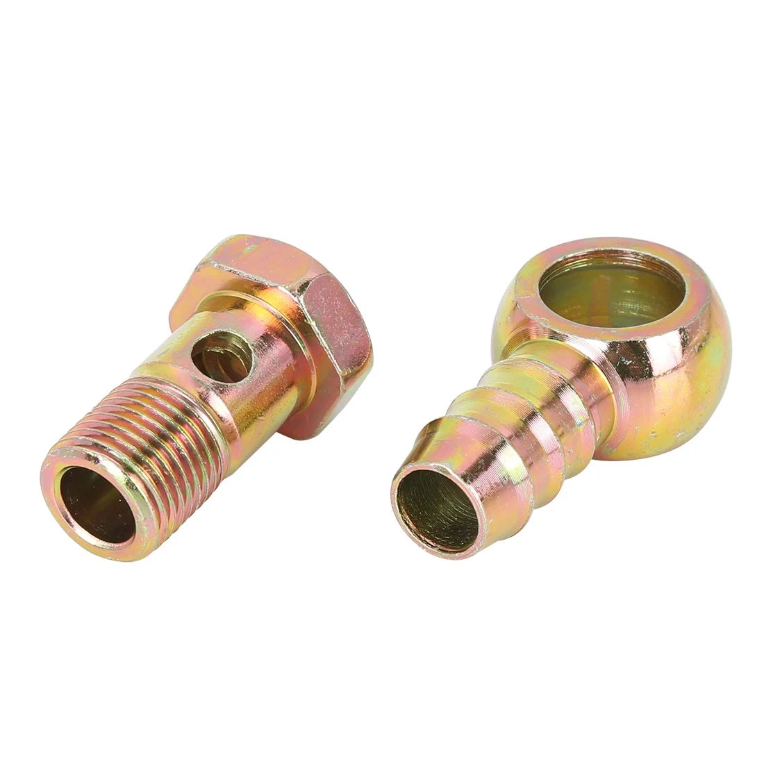 16mm Banjo Hose Barb Bolt Fitting Banjo Bolt Washer Kit for Car Motorcycle