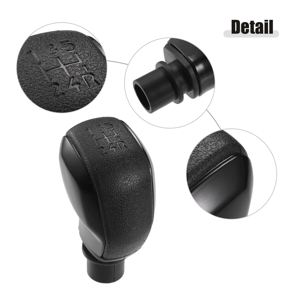 5 Speed Manual Gear Shift Knob for Peugeot 208, 301, 2008 (2012-2019)