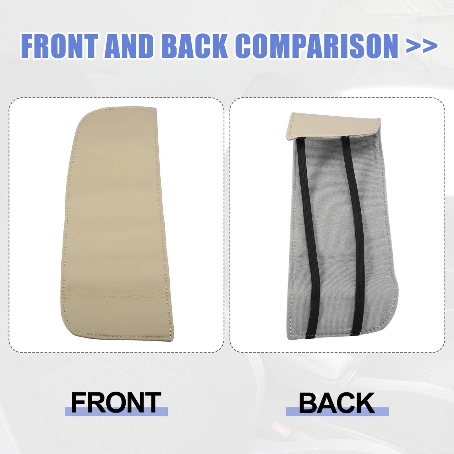 Car Center Console Lid Armrest Cover for BMW X5 X6 (2007-2013) - Beige
