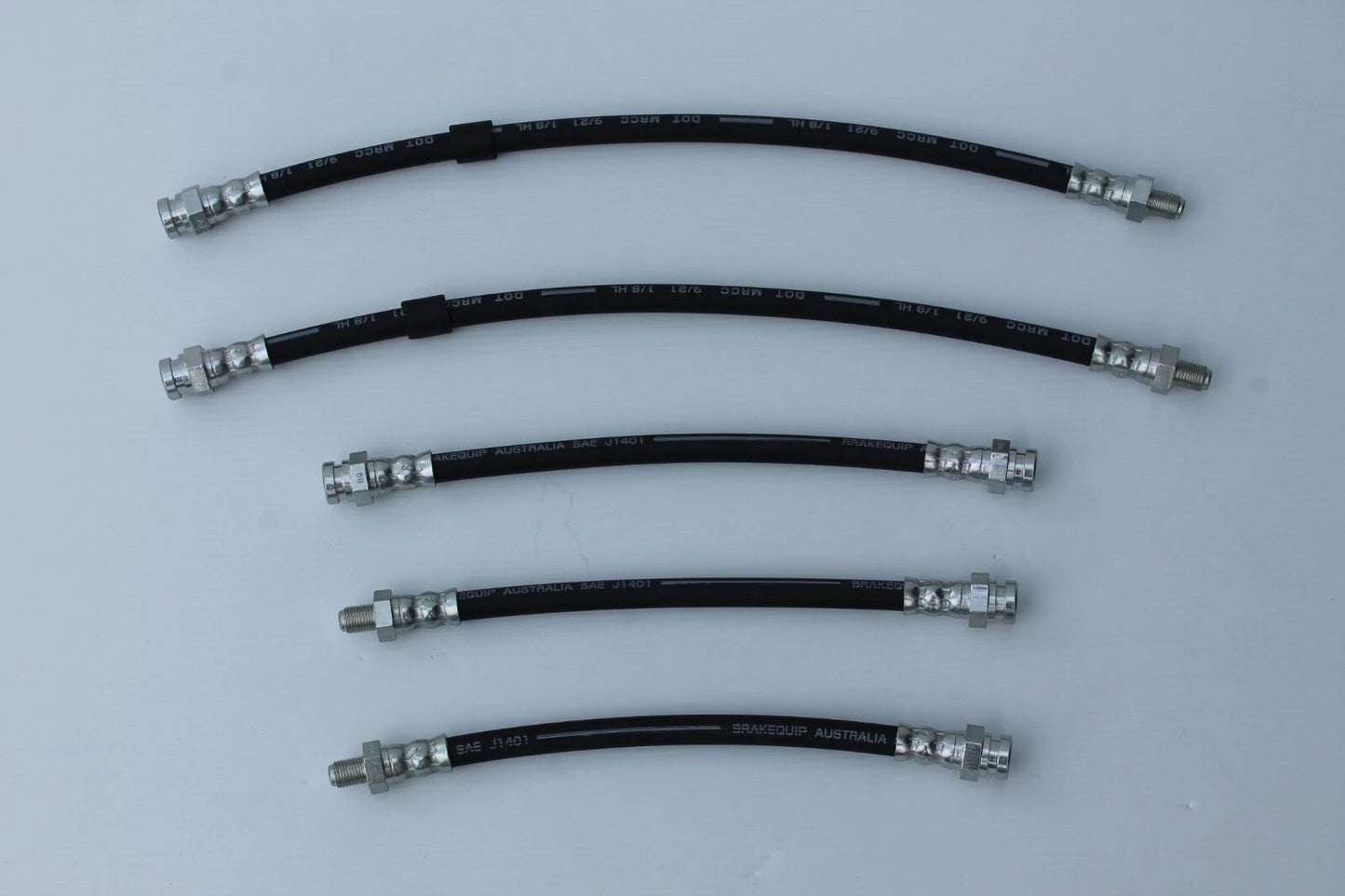 Brake & Clutch Hose Set (5) for Datsun 1600 P510 Sedan (1968-1972)