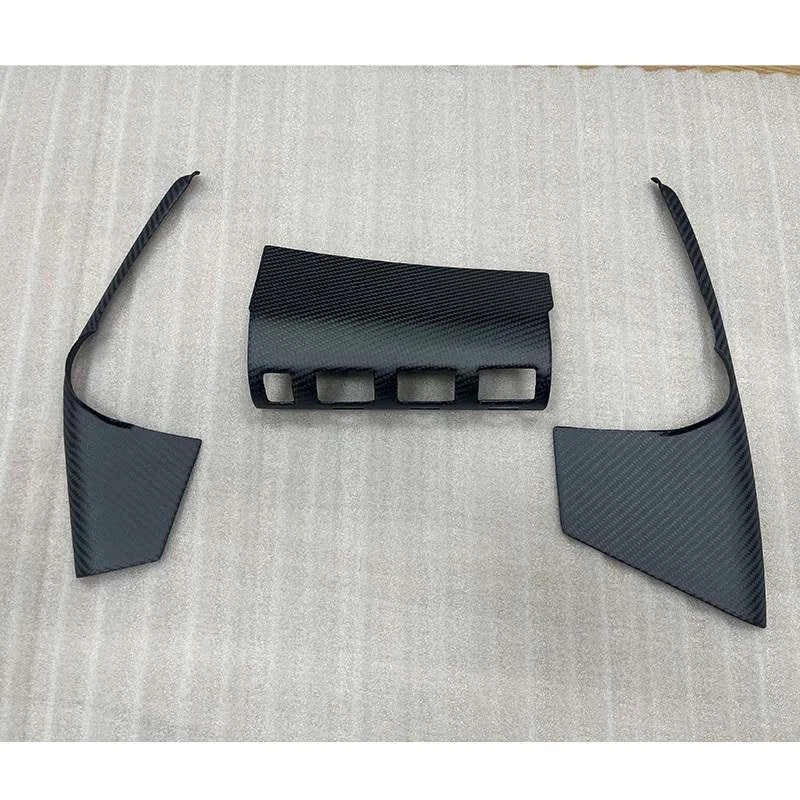 Matte Carbon Fiber Console VDC Switch Panel Cover Trim for Nissan GT-R R35 09-16