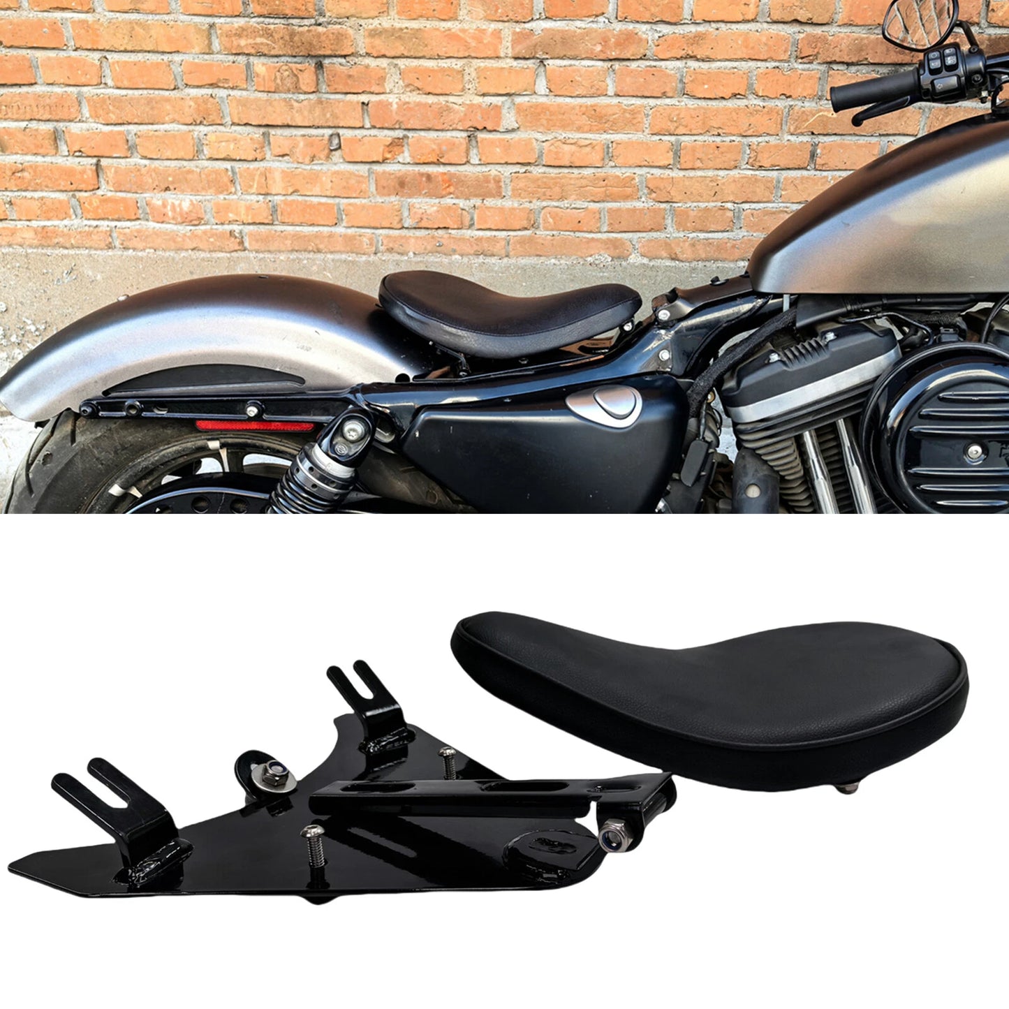 Solo Seat Cushion Pad for Harley Sportster 2010-2022 (2010-2022)