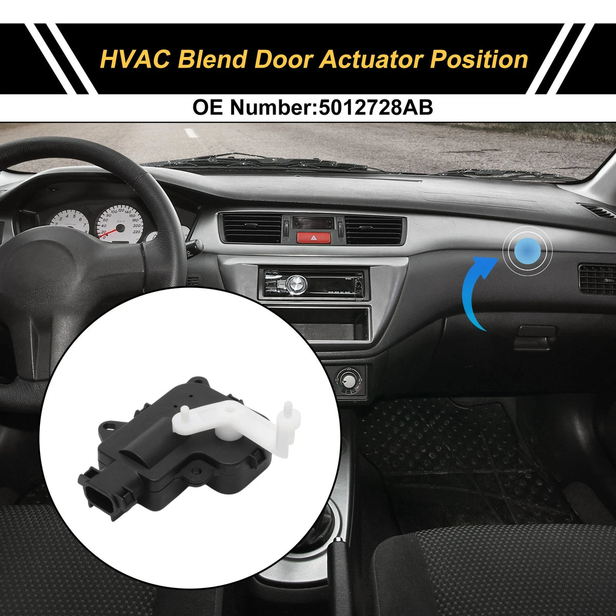 HVAC Heater Blend Door Actuator for Jeep Grand Cherokee (2003-2005)