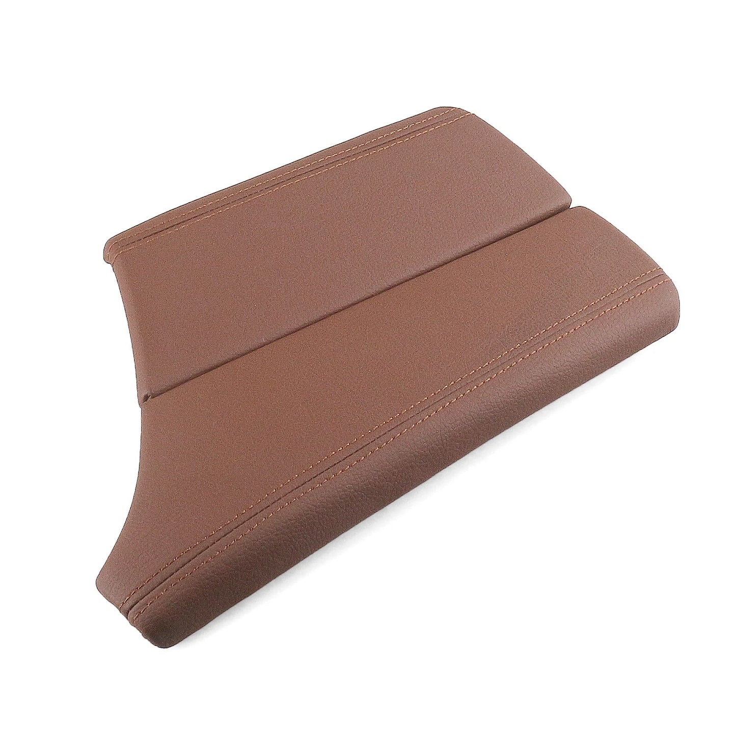 Brown Center Console Armrest Cover + Side Decor Trim for BMW 5 Series F10 (2010-2017)
