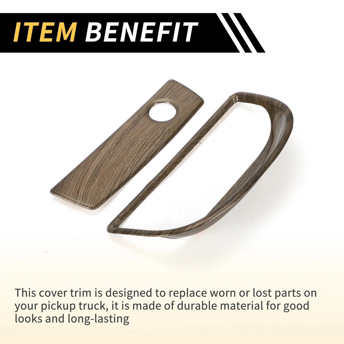 Glove Box Handle Switch Cover for Jeep Wrangler JK (2007-2017) Brown
